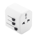 Jetsetter white  travel adapter 