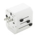 Jetsetter white  travel adapter 
