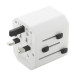Jetsetter white  travel adapter 