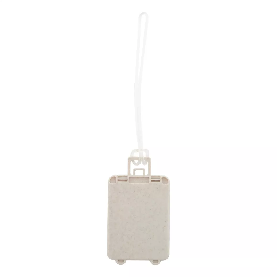 Tangerang natural  luggage tag 