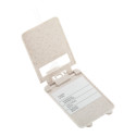 Tangerang natural  luggage tag 
