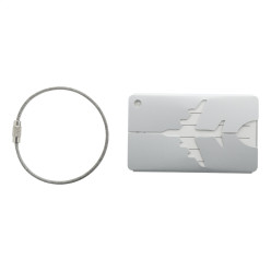 Orlando silver  luggage tag 