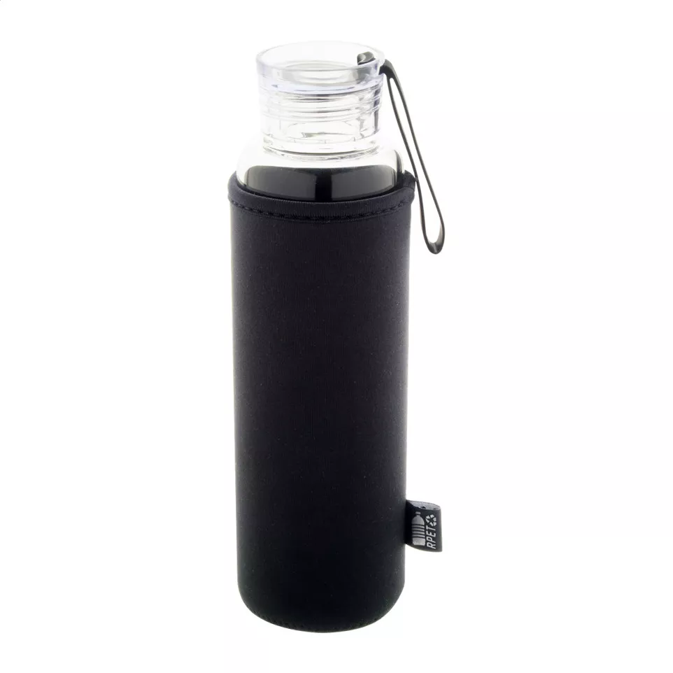 Vitrem black  recycled glass bottle 