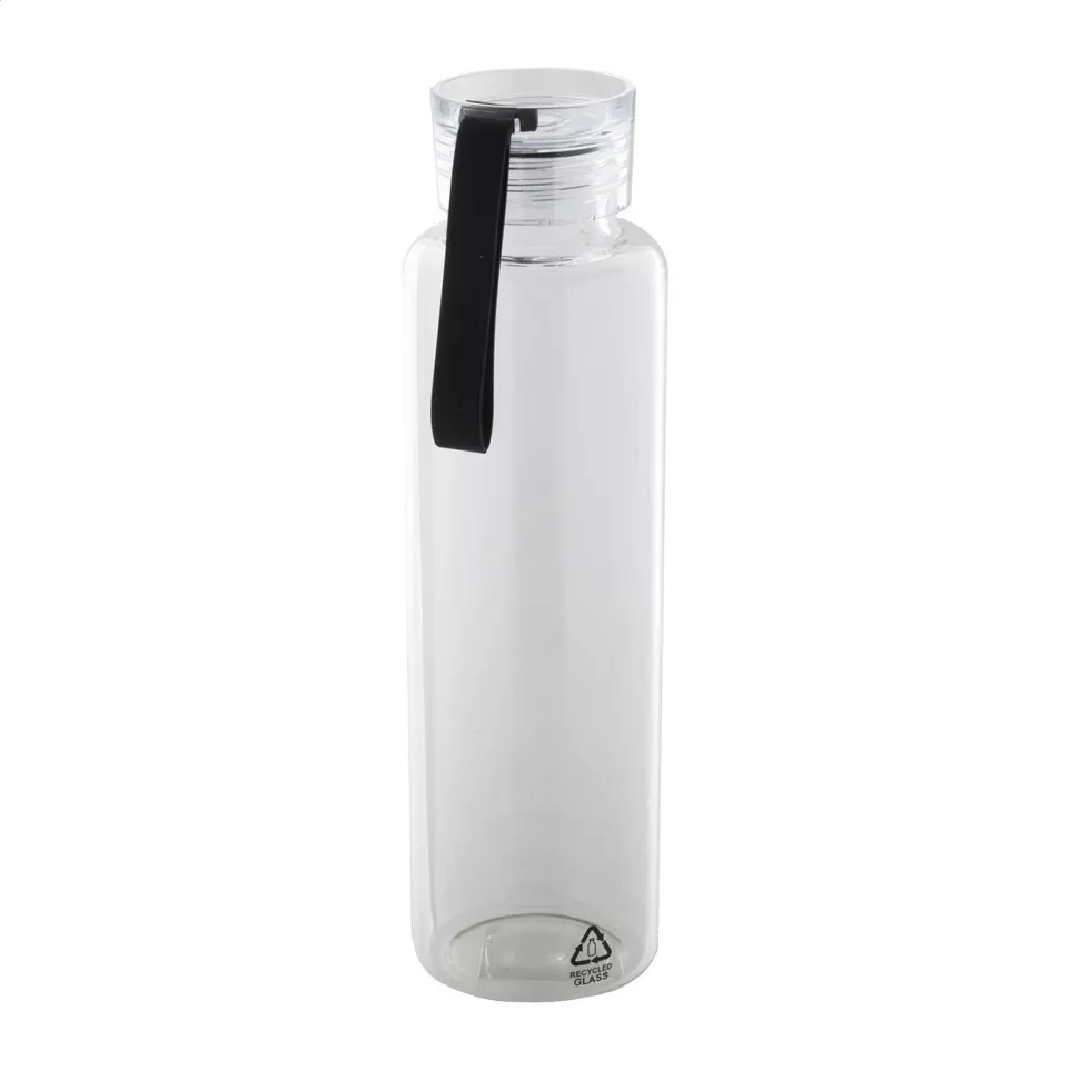 Vitrem black  recycled glass bottle 