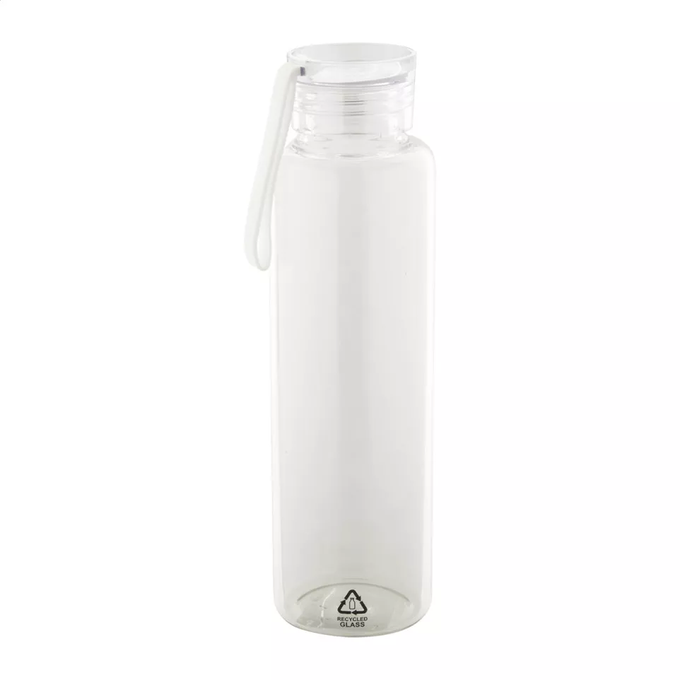 Vitrem white  recycled glass bottle 