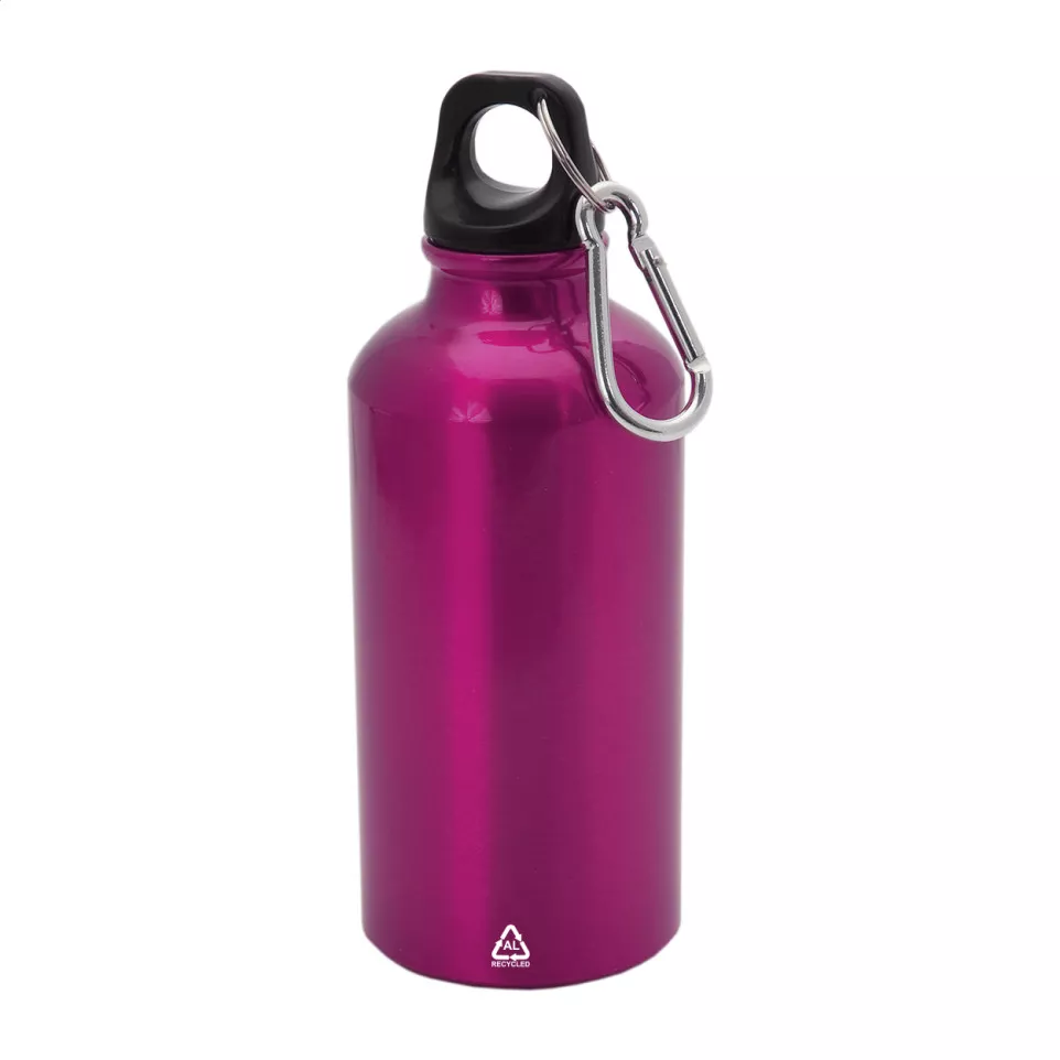 Raluto pink  recycled aluminium bottle 