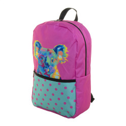 SuboBag Back zwart wit custom made rugzak RPET 