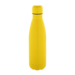 Refill yellow  recycled stainless steel bottle 