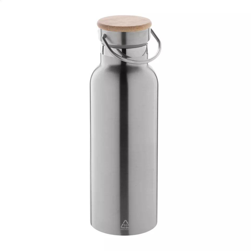 Renaslu zilver  geïsoleerde fles 