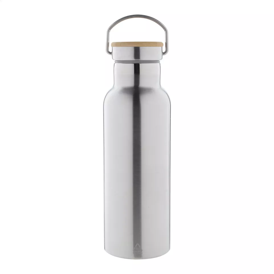 Renaslu zilver  geïsoleerde fles 