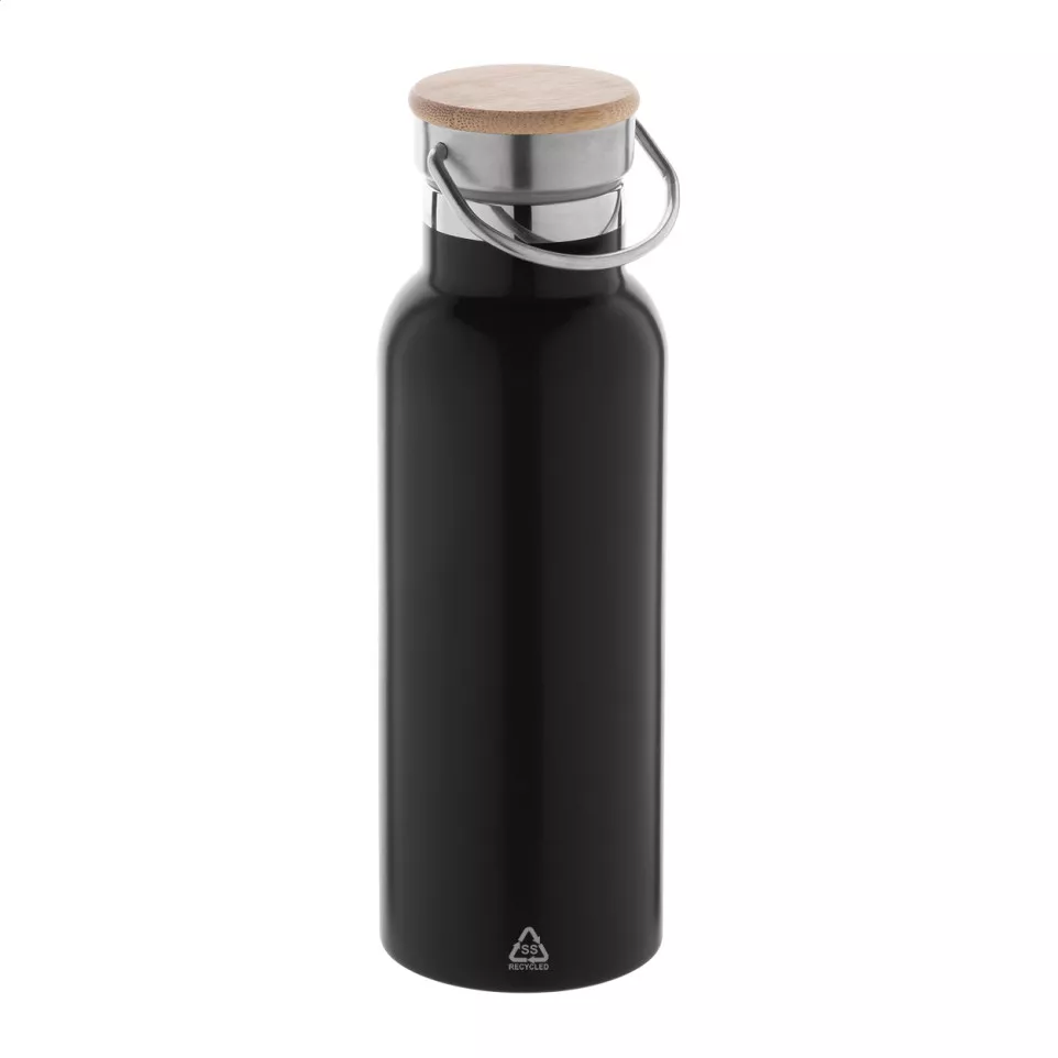Renaslu zwart  geïsoleerde fles 