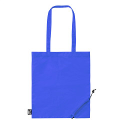 Berber bleu  sac shopping pliable en RPET 
