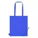 Berber bleu  sac shopping pliable en RPET 