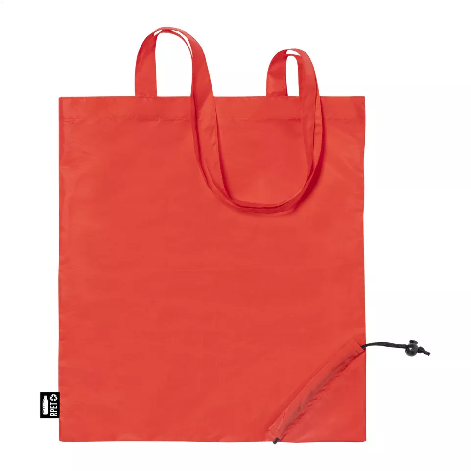 Berber red  foldable RPET shopping bag 