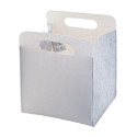 CreaFelt Desk L white grey custom desk organizer 