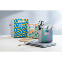 CreaFelt Desk L white grey custom desk organizer 