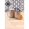 Resboo silver  thermo mug 