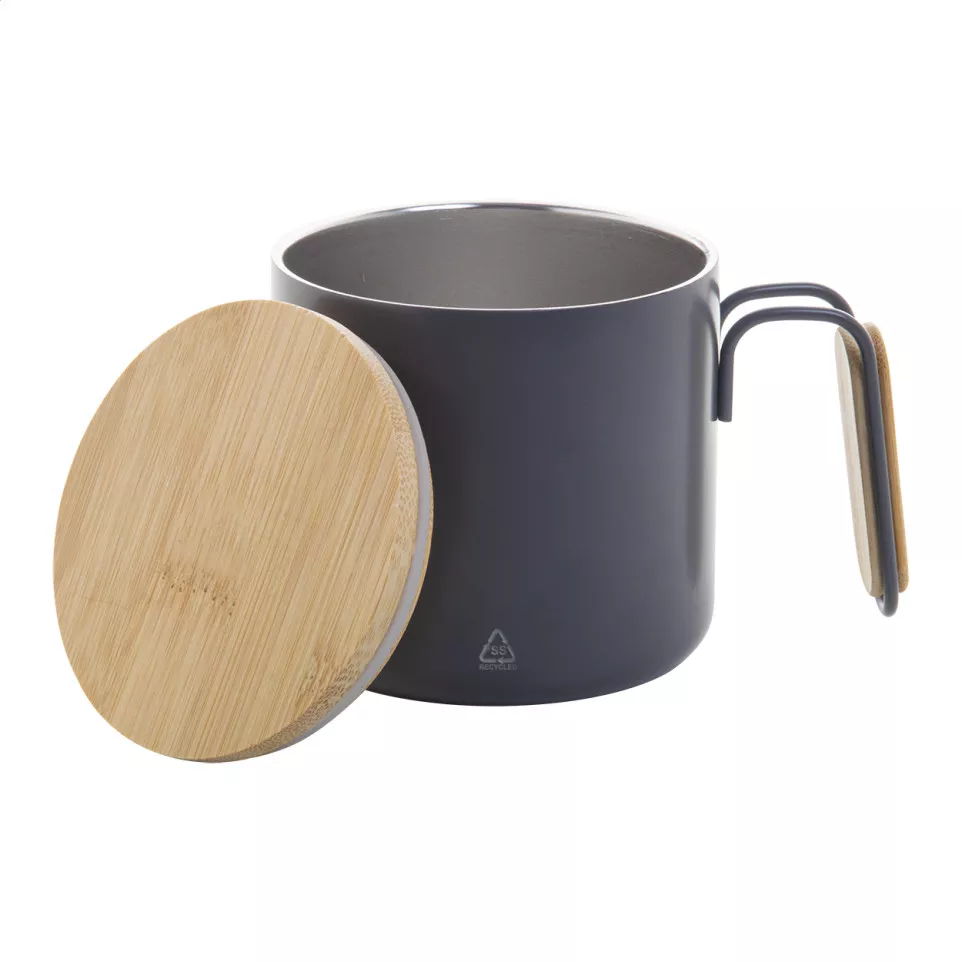 Graboo dark grey  thermo mug 
