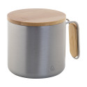 Graboo silver  thermo mug 