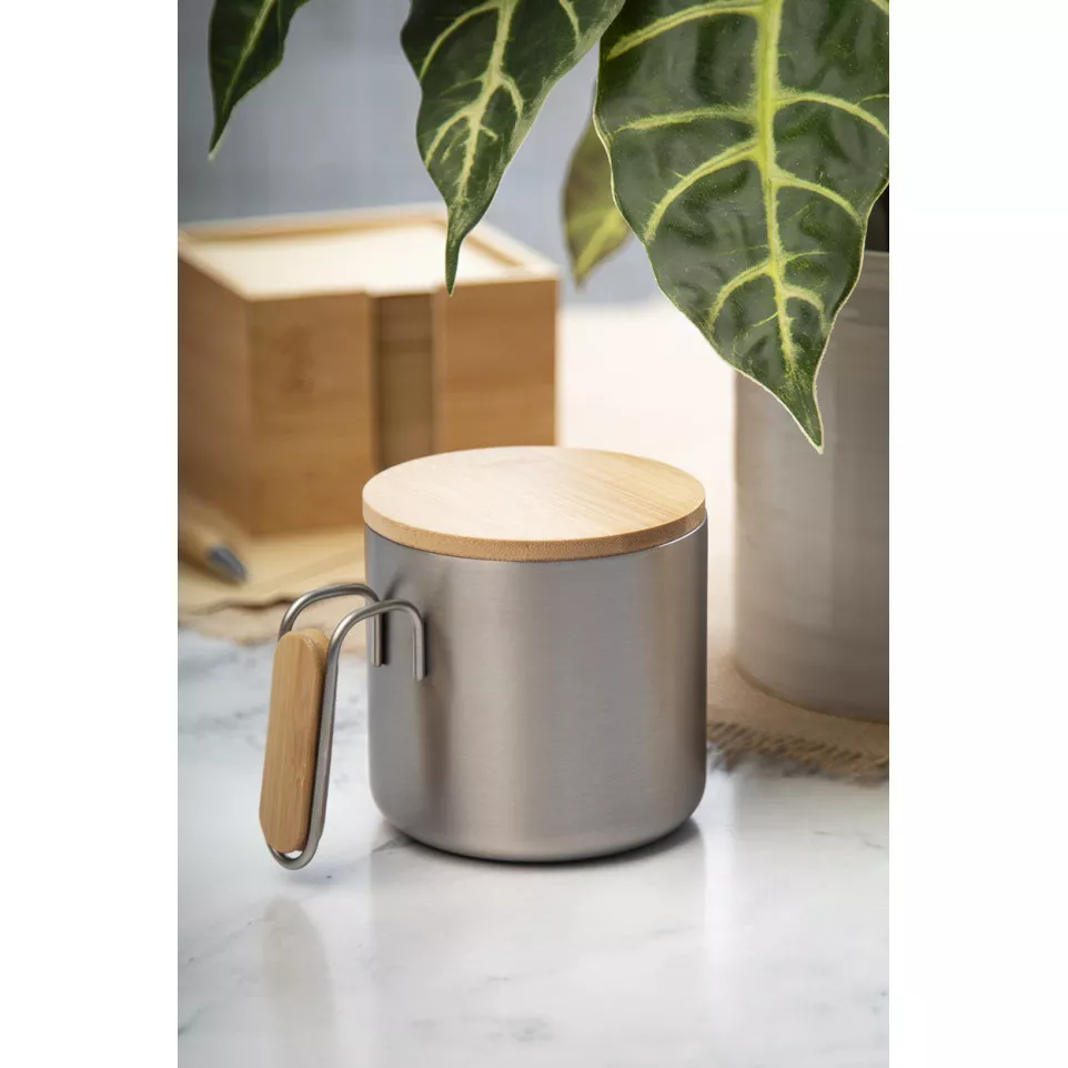 Graboo argenté  mug thermos 