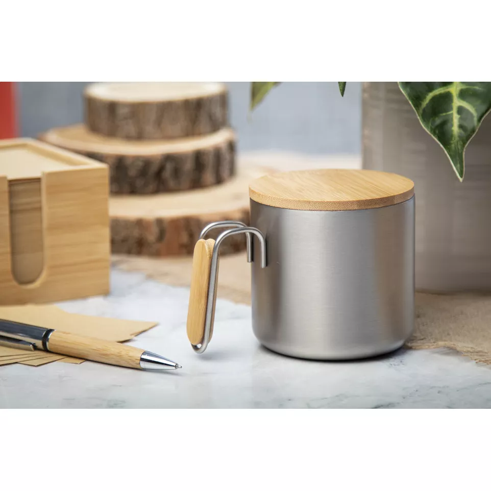 Graboo argenté  mug thermos 