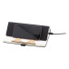 Chatom black  RPET wireless charger notebook 