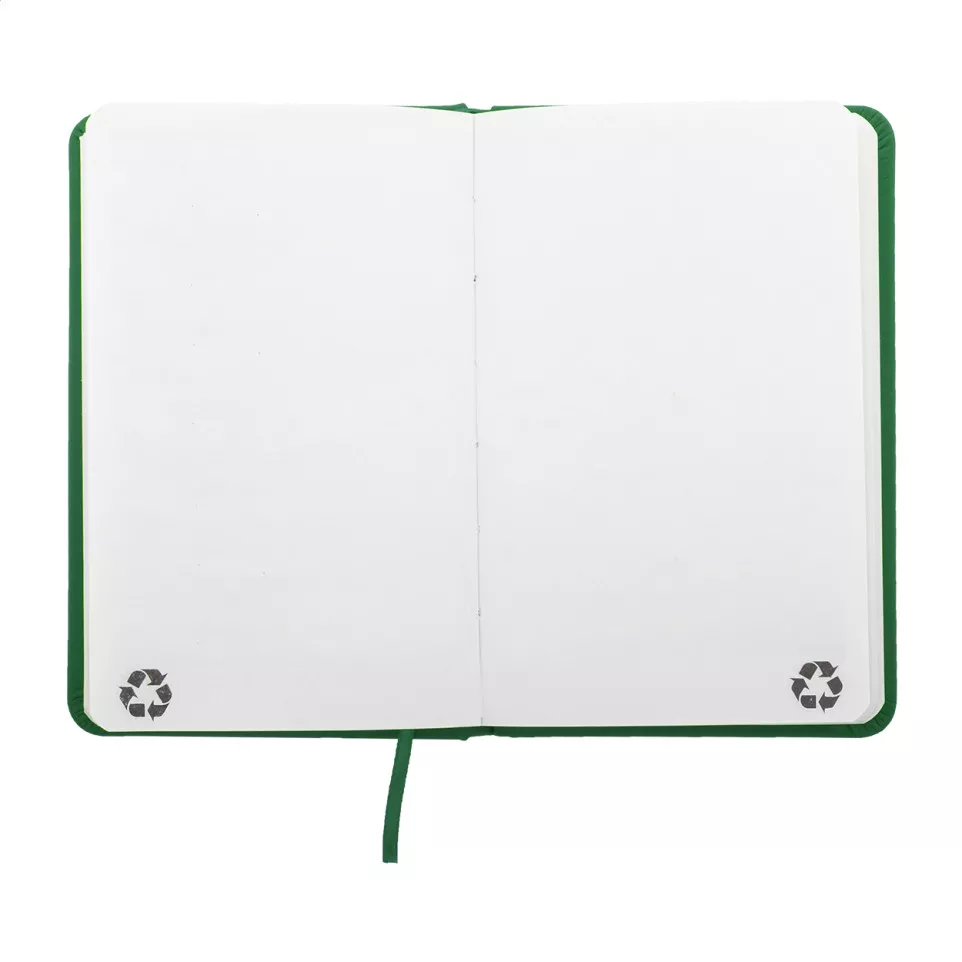 Repuk Blank A6 groen  notitieboek RPU 