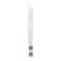 SuboWrist RPET vert blanc bracelet festival personnalisable 
