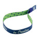 SuboWrist RPET bleu blanc bracelet festival personnalisable 