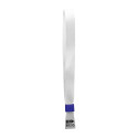 SuboWrist RPET bleu blanc bracelet festival personnalisable 