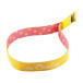 SuboWrist RPET jaune blanc bracelet festival personnalisable 