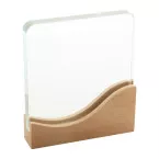 Wavofi natuurlijk transparant trofee 