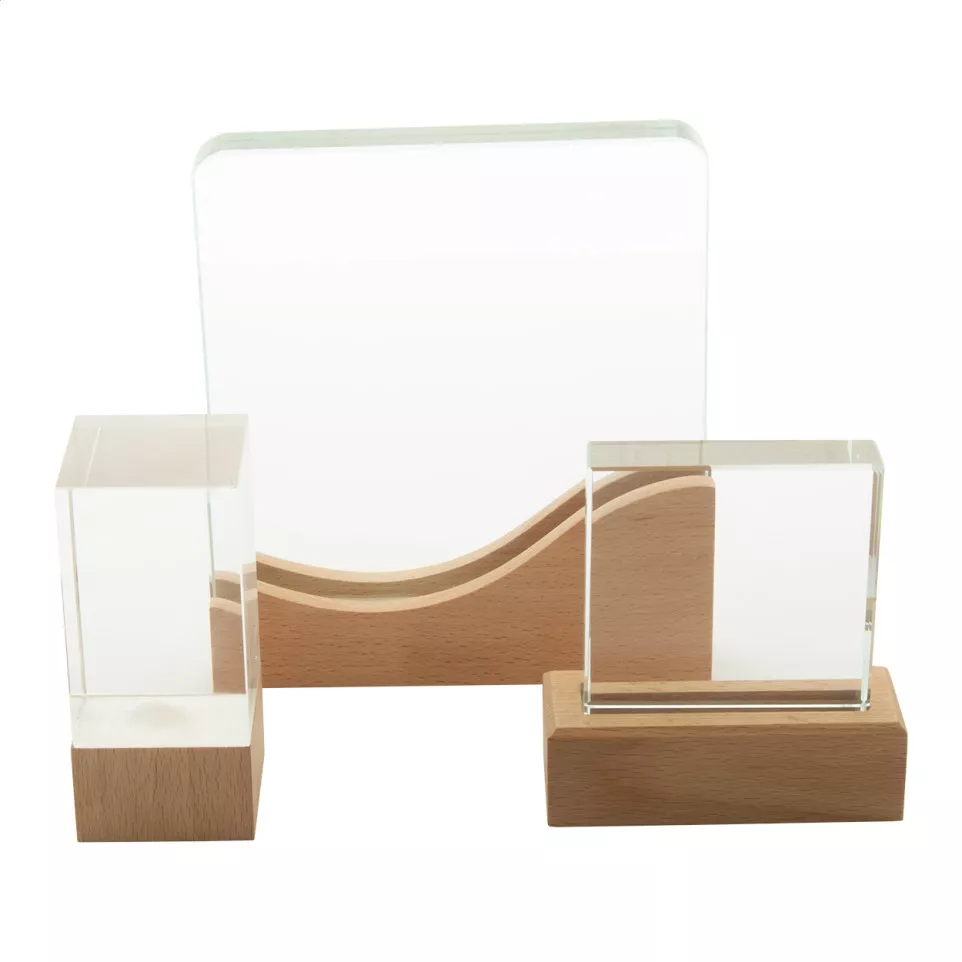 Wavofi natural transparent trophy 