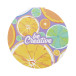 CreaStick Circle white  custom sticky notepad 