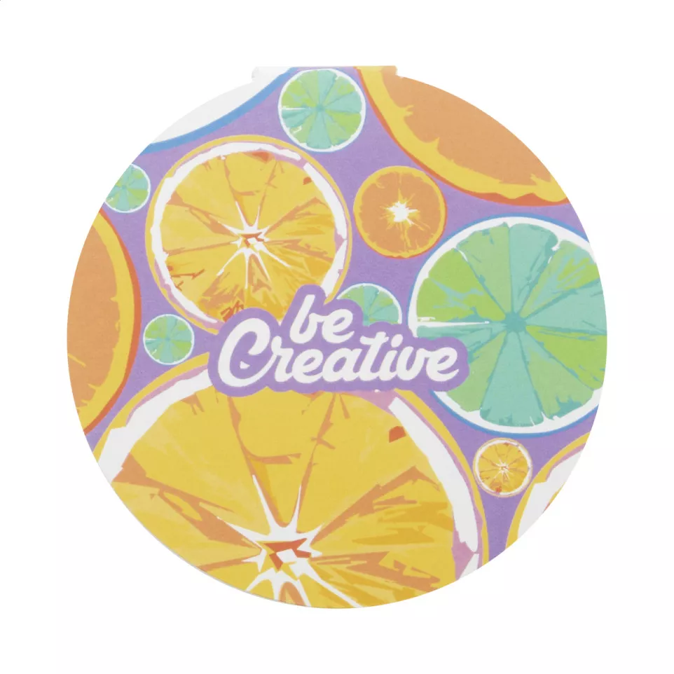 CreaStick Circle white  custom sticky...