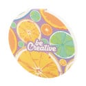 CreaStick Circle white  custom sticky notepad 