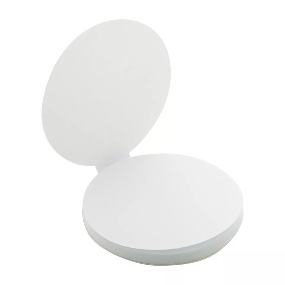 CreaStick Circle white  custom sticky...