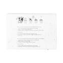 Semilla white  seed paper sticky notepad 