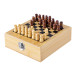 Kaspar naturelle  Set à vin jeu d'échecs 