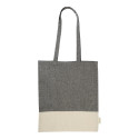 Konti zwart  katoenen shopper 