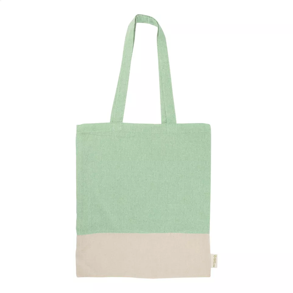 Konti green  cotton shopping bag 