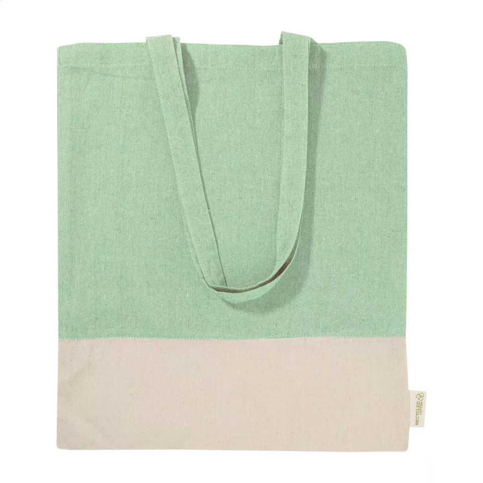 Konti green  cotton shopping bag 
