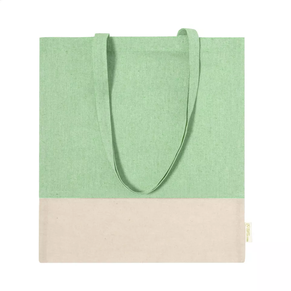 Konti groen  katoenen shopper 