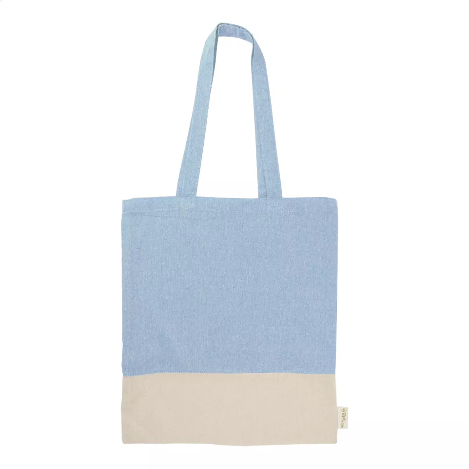 Konti blue  cotton shopping bag 