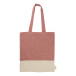 Konti red  cotton shopping bag 