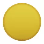 Rocket geel  RPET-frisbee 