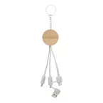 Mugory naturelle  porte-clés chargeur USB 
