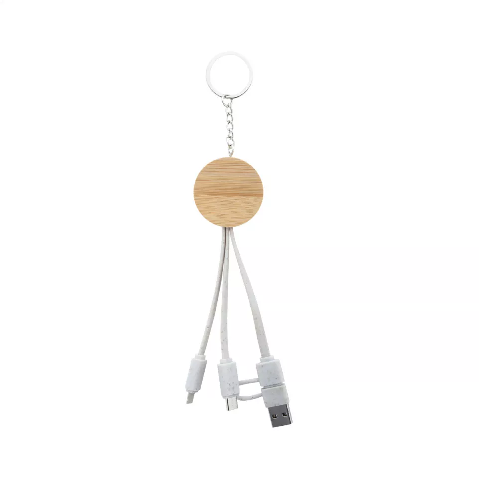 Mugory natural  keyring USB charger...