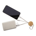 Mugory natural  keyring USB charger cable 