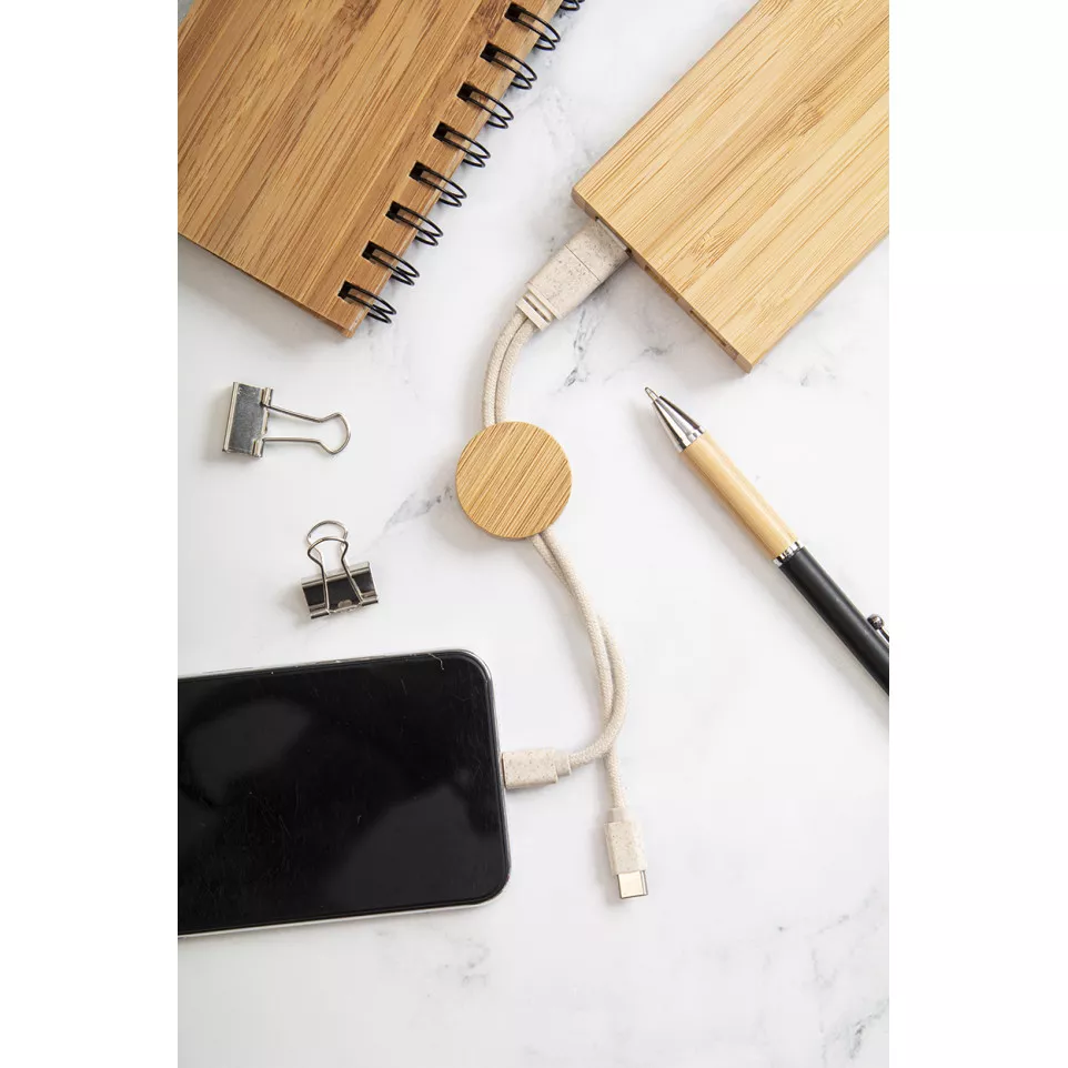 Mugory natural  keyring USB charger...